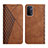 Coque Portefeuille Livre Cuir Etui Clapet Y02X pour OnePlus Nord N200 5G Marron