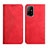 Coque Portefeuille Livre Cuir Etui Clapet Y02X pour Oppo A94 5G Rouge