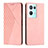 Coque Portefeuille Livre Cuir Etui Clapet Y02X pour Oppo Reno9 Pro+ Plus 5G Or Rose