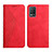 Coque Portefeuille Livre Cuir Etui Clapet Y02X pour Realme 8 5G Rouge