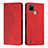 Coque Portefeuille Livre Cuir Etui Clapet Y02X pour Realme C21Y Rouge