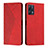 Coque Portefeuille Livre Cuir Etui Clapet Y02X pour Realme Q5 5G Rouge