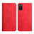 Coque Portefeuille Livre Cuir Etui Clapet Y02X pour Samsung Galaxy A02s Rouge