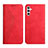 Coque Portefeuille Livre Cuir Etui Clapet Y02X pour Samsung Galaxy A13 5G Rouge