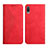 Coque Portefeuille Livre Cuir Etui Clapet Y02X pour Samsung Galaxy M02 Rouge