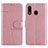 Coque Portefeuille Livre Cuir Etui Clapet Y02X pour Samsung Galaxy M10S Or Rose