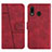 Coque Portefeuille Livre Cuir Etui Clapet Y02X pour Samsung Galaxy M10S Rouge