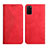 Coque Portefeuille Livre Cuir Etui Clapet Y02X pour Samsung Galaxy S20 Plus 5G Rouge