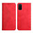 Coque Portefeuille Livre Cuir Etui Clapet Y02X pour Samsung Galaxy S20 Plus Rouge