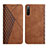 Coque Portefeuille Livre Cuir Etui Clapet Y02X pour Sony Xperia 10 III Lite Marron