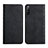 Coque Portefeuille Livre Cuir Etui Clapet Y02X pour Sony Xperia 10 III SOG04 Noir