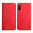 Coque Portefeuille Livre Cuir Etui Clapet Y02X pour Sony Xperia 10 III SOG04 Rouge