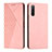 Coque Portefeuille Livre Cuir Etui Clapet Y02X pour Sony Xperia 10 IV Or Rose