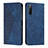 Coque Portefeuille Livre Cuir Etui Clapet Y02X pour Sony Xperia 10 IV SO-52C Bleu