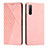 Coque Portefeuille Livre Cuir Etui Clapet Y02X pour Sony Xperia 10 IV SO-52C Or Rose