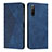 Coque Portefeuille Livre Cuir Etui Clapet Y02X pour Sony Xperia 10 IV SOG07 Bleu