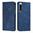 Coque Portefeuille Livre Cuir Etui Clapet Y02X pour Sony Xperia 5 IV Bleu