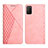 Coque Portefeuille Livre Cuir Etui Clapet Y02X pour Xiaomi Poco M3 Or Rose