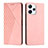 Coque Portefeuille Livre Cuir Etui Clapet Y02X pour Xiaomi Redmi 12 4G Or Rose