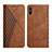 Coque Portefeuille Livre Cuir Etui Clapet Y02X pour Xiaomi Redmi 9A Marron