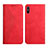 Coque Portefeuille Livre Cuir Etui Clapet Y02X pour Xiaomi Redmi 9A Rouge