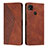 Coque Portefeuille Livre Cuir Etui Clapet Y02X pour Xiaomi Redmi 9C Marron