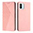 Coque Portefeuille Livre Cuir Etui Clapet Y02X pour Xiaomi Redmi A1 Or Rose