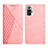 Coque Portefeuille Livre Cuir Etui Clapet Y02X pour Xiaomi Redmi Note 10 Pro 4G Or Rose