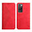 Coque Portefeuille Livre Cuir Etui Clapet Y02X pour Xiaomi Redmi Note 11 4G (2021) Rouge