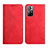 Coque Portefeuille Livre Cuir Etui Clapet Y02X pour Xiaomi Redmi Note 11T 5G Rouge