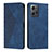 Coque Portefeuille Livre Cuir Etui Clapet Y02X pour Xiaomi Redmi Note 12 4G Bleu