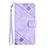 Coque Portefeuille Livre Cuir Etui Clapet Y03B pour Google Pixel 6 Pro 5G Violet