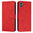 Coque Portefeuille Livre Cuir Etui Clapet Y03X pour Motorola Moto E22S Rouge