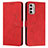Coque Portefeuille Livre Cuir Etui Clapet Y03X pour Motorola Moto G Stylus (2022) 5G Rouge