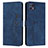 Coque Portefeuille Livre Cuir Etui Clapet Y03X pour Motorola Moto G50 5G Bleu