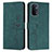 Coque Portefeuille Livre Cuir Etui Clapet Y03X pour OnePlus Nord N200 5G Vert