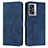 Coque Portefeuille Livre Cuir Etui Clapet Y03X pour OnePlus Nord N300 5G Bleu