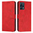 Coque Portefeuille Livre Cuir Etui Clapet Y03X pour Realme 9 4G Rouge