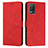 Coque Portefeuille Livre Cuir Etui Clapet Y03X pour Realme 9 5G India Rouge