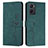 Coque Portefeuille Livre Cuir Etui Clapet Y03X pour Realme 9i 4G Vert