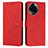 Coque Portefeuille Livre Cuir Etui Clapet Y03X pour Realme V50 5G Rouge