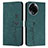 Coque Portefeuille Livre Cuir Etui Clapet Y03X pour Realme V50 5G Vert