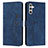 Coque Portefeuille Livre Cuir Etui Clapet Y03X pour Samsung Galaxy A04s Bleu