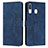 Coque Portefeuille Livre Cuir Etui Clapet Y03X pour Samsung Galaxy A20 Bleu