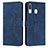 Coque Portefeuille Livre Cuir Etui Clapet Y03X pour Samsung Galaxy A30 Bleu