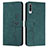 Coque Portefeuille Livre Cuir Etui Clapet Y03X pour Samsung Galaxy A30S Vert