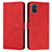 Coque Portefeuille Livre Cuir Etui Clapet Y03X pour Samsung Galaxy A51 5G Rouge