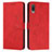Coque Portefeuille Livre Cuir Etui Clapet Y03X pour Samsung Galaxy M02 Rouge