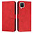 Coque Portefeuille Livre Cuir Etui Clapet Y03X pour Samsung Galaxy M12 Rouge