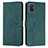 Coque Portefeuille Livre Cuir Etui Clapet Y03X pour Samsung Galaxy M40S Vert